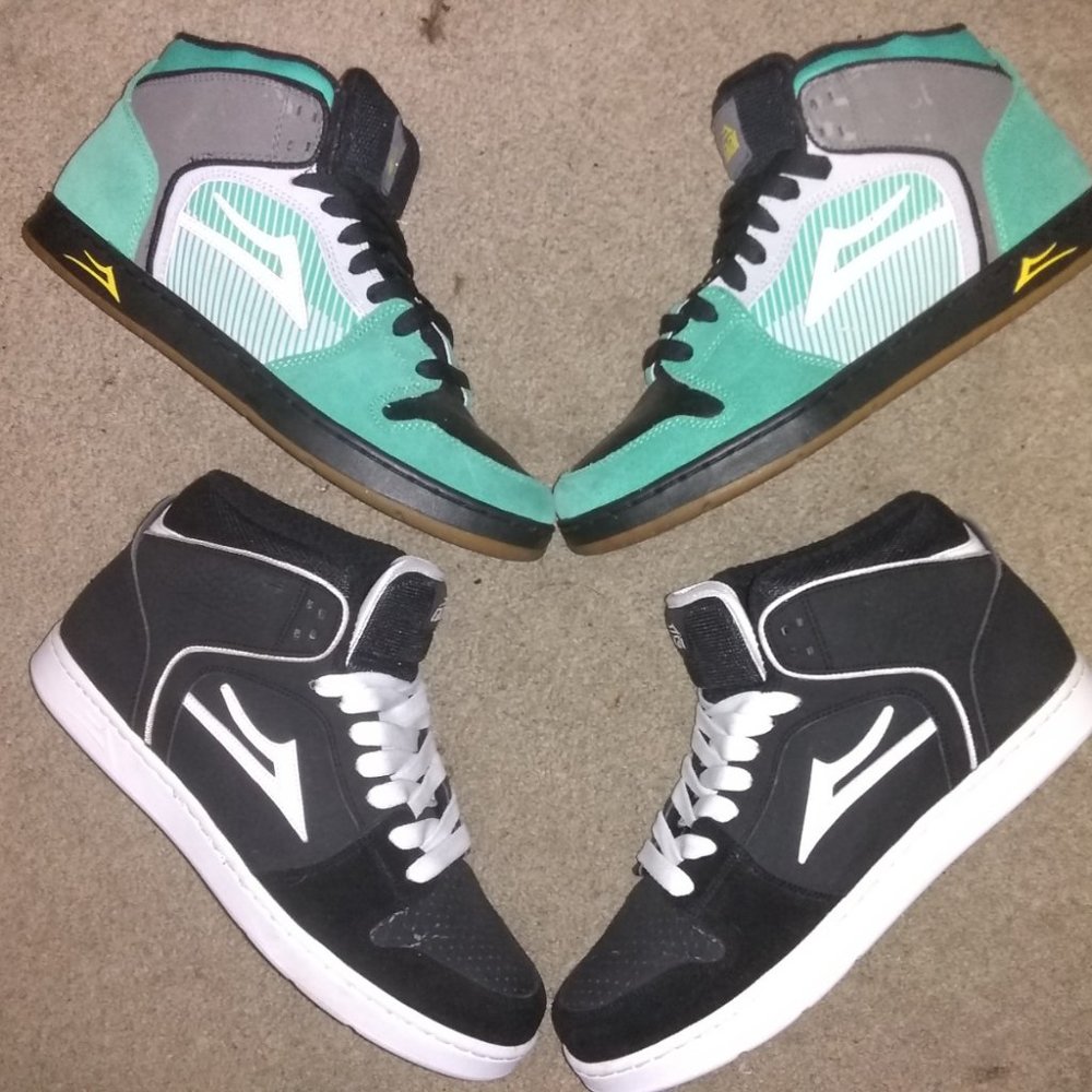 2 Pair Lakai Telford High Factory Sample /Skateboarding/ Nike SB Dunks/10.5/11